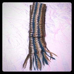 Oversized Wool Knit Scarf